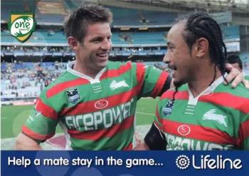 2007 Lifeline Help A Mate #NNO South Sydney Rabbitohs Front